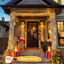 JMEXSUSS 500 LED Christmas Lights Outdoor, 173ft Warm White Christmas Tree Lights, 8 Modes Plug in Twinkle String Light for Outside Holiday Indoor Ceiling House Xmas Decorations