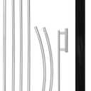 Feather Flag Pole Kit Fits 13.5FT Swooper Flags, 18FT Tall Aluminum Flagpole Set with Heavy Duty Ground Spike for Business Advertising Flags Custom Feather Flag