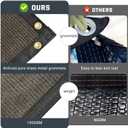 90% Sun Shade Cloth, Kesfitt 12x20FT Garden Shade Cover with Reinforced Grommets, Mesh Tarp Sun Privacy Screen for Greenhouse, Plant, Pergola, and Backyard Patio Sunshade