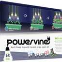 Miracle LED Powervine Seed to Flower Indoor Grow Light Kit - Includes 2 Blue, 4 Full, 2 Red Spectrum 150W Replacement Grow Light Bulbs & 1 4-Socket Corded Fixture (2-Pack)