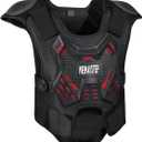 Motorcycle Body Armor Vest Motocross Gear, Dirt Bike Chest Protector for Men Motorcycle Gear Back Protector Off-Road Racing Cycling Adult Safety Gear (Large)