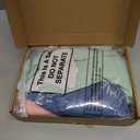 3 Pack Women's Maternity Shirts Long Sleeve Waffle Knit Side Split Oversized Tops Pregnancy Clothes Fall Tees (Large, Dusty Blue, Light Pink, Light Green)