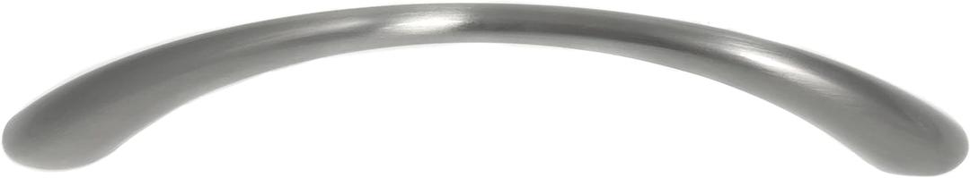 Laurey 75228 128mm (5 Inch) Danica Contemporary Tapered Bow Cabinet Hardware Pull - Satin Nickel
