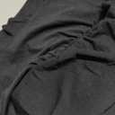 EVALESS Womens Wide Leg Pants Drawstring Elastic High Waisted Ruffle Hem Palazzo Pants with Pockets Size L