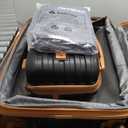 Coolife Luggage Sets Suitcase Set 3 Piece Luggage Set Carry On Hardside Luggage with TSA Lock Spinner Wheels (Black, 3 piece set (BP/TB/20))