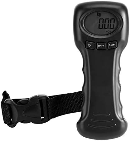 Sonew Luggage Scale, Portable 50kg Digital Luggage Weight Scale with 2 X AAA Batteries (not Inclued), Travel Accessories for Airplane Travel Luggage Measuring