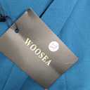 WOOSEA Women's One Shoulder Sleeveless Split Bodycon Mermaid Evening Cocktail Long Dress (X-Large, Teal Color)