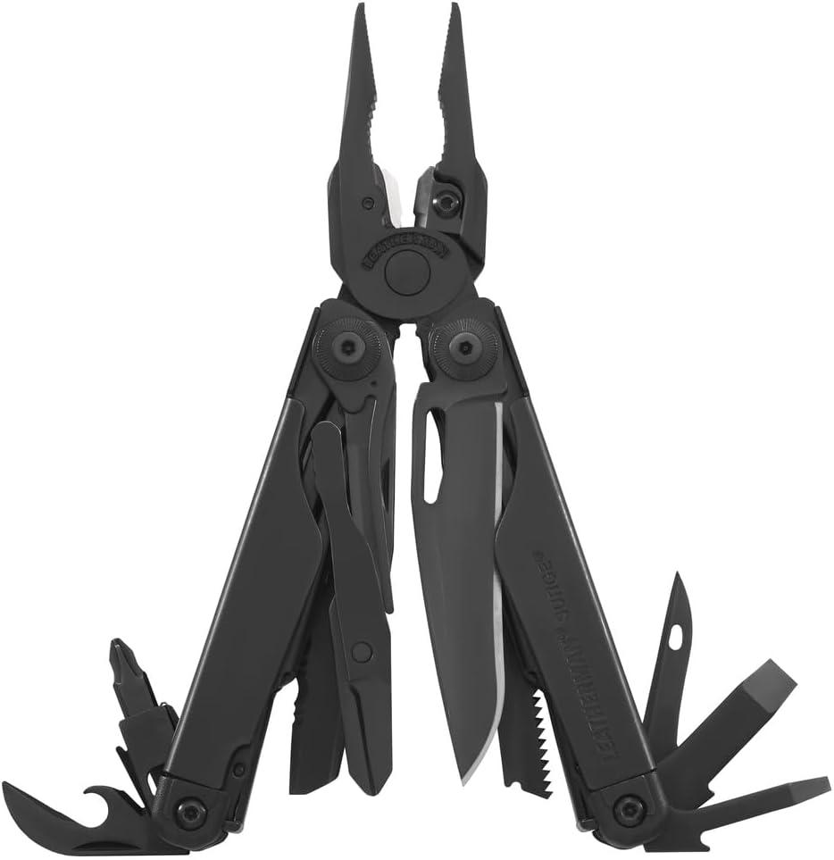 LEATHERMAN, Surge, 21-in-1 Heavy-Duty Multi-tool for Work, Home, Garden, DIY & Auto, Black