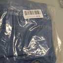 EVALESS Womens Boyfriend Washed Crop Denim Jean Jacket Coat (Blue, L)