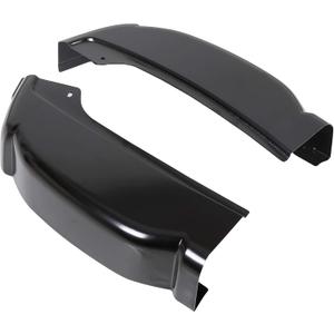 Cab Corners Compatible with 1999-2007 Chevy Chevrolet Silverado GMC Sierra 4 Door Extended Cab Trucks Replacement for 0856-115 0856-116 Black (Pair)