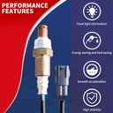 Oxygen O2 Sensor Heated Air Fuel Ratio Upstream 234-9052 15117 Compatible with Lexus LS460 4.6L 2007-2009 Pontiac Vibe Toyota Corolla Matrix 1.8L 2005-2008 Yaris 1.5L Replace 89467-12010 5S8198