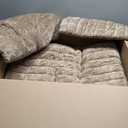 RECYCO Luxury Velvet Quilt Set King Size Bedding Sets, Ultra Soft Velvet Comforter Set, Lightweight Channel Box Stitch Oversized Bedspread Coverlet for All Season, with 2 Shams, Urban Taupe