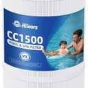 CC1500 Pool Filter Cartridge, Compatible with Hayward X-Stream CC1500, Replaces Hayward CCX1500RE, Pleatco PXST150, Unicel C-8316, Filbur FC-1286, 150 Sq. Ft, Heavy Duty 5 oz+ Trilobal Fabric