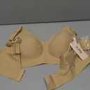 As Fairy Womens Soft Comfortable No Underwire Bras V Neck Seamless Push Up Bralettes Full Coverage Tshirt Brassiere 40B