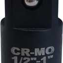1/2 Drive to 1 Inch Impact Socket Adapter and Reducer for Auto Construction