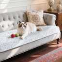 Hokway Couch Cushion Covers Jacquard Damask Stretch Sofa Seat Covers Decorative Couch Covers (Large (1 Piece))