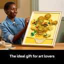 LEGO Art Vincent Van Gogh Sunflowers Building Set for Adults - Home Decor Idea - Brick Built Painting - Gift for Birthdays - 31215