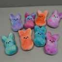  Vizethru 8 Pcs Easter Bunny Plush Toys,Easter Basket Stuffers Toys for Kids,Bunny Stuffed Animals, Easter Party Favors Gift Toys for Kids