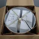 Signature Design by Ashley Lemrich Coastal 25.25" Ceramic Table Lamp, 3-Way Switch, UL Listed, Fabric Drum Shade, Use 100 Watt Lightbulb (Not Included), White and Blue (Teal) Ombre Effect