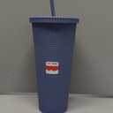 Mermaid Tumbler with Lid  Plastic Cold Cup, 24 oz, Reusable Tumbler with Straw and Lid, Textured