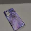 Esdot for Samsung Galaxy S22 Ultra Case, Military Grade Passing 21ft Drop Test, Rugged Cover with Fashion Designs for Women Girls, Protective Phone Case for Galaxy S22 Ultra 6.8" Nice Purple Marble