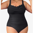Aqua Eve Womens Plus Size One Piece Swimsuit- Tummy Control Bathing Suit Full Coverage Swimwear 22W