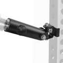 A2ZCARE Power Rack Mounted Landmine Attachment, T Bar Row Landmine Base, Fit 2-inch Olympic Row Bar, Compatible with 3x2 & 3x3 inch Power Cage