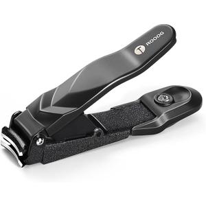 No Mess Nail Clippers with Catcher - Professional Heavy Duty Clippers for Men and Women, Ultra Sharp Fingernail & Toenail Clippers for Gifts, Travel, Clip Anywhere (Anti-Splash Design)