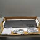 BAMEOS Floating Shelves with LED, 24" W x 6" D Display Wall Shelf, Decor Wall Mounted Shelves, Set of 2, Hanging Shelf for Bathroom Kitchen Living Room Bedroom Storage,Black