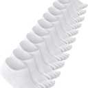 Bencailor Women Toe Socks Cotton Ankle No Show Low Cut Socks with Toes for Women Men Running Athletic (9-11, White)