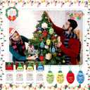 24 Sets Funny Christmas Favors for Office Coworker Cute Light Bulbs Plush Ornaments with Card Gift Box Christmas Appreciation Gift for Coworker Employee Office Team Staff Nurse Teacher