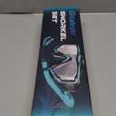 Greatever Snorkel Set Pano 3 Window Snorkel Mask Adult, Panoramic Wide View, Anti-Fog Scuba Diving Mask, Anti-Leak Snorkel Goggles Dry Top Snorkel, Professional Snorkeling Gear for Adults (Black Green)