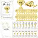 20 Sets Employee Appreciation Gifts Bulk Trophy Pins with Thank You Cards Organza Bags Inspirational Appreciation Recognition Gift for Team Staff Volunteer Student Teacher Nurse (Awesome)