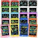 20 Pack LCD Writing Tablet for Kids, 8.5 Inch Colorful Doodle Board Drawing Pad, Educational Learning Travel Toys Birthday Gifts for Boys Girls Age 3 4 5 6 7 8