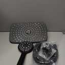 Veken 11.8 Inch Rain Shower Head with Handheld- High Pressure Dual Shower Heads with 5 Modes Handheld Spray Combo- Wide Rainfall Showerhead with Hose, Bathroom Accessories, Matte Black