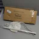 Reusable Shirt Display Stand-Mannequin Torso T-shirt Display Stand for Retail/Vendors, 18-33" Adjustable Dress Form Mannequin Stand Clothes Rack, Portable Stable Holder Jacket Coat Hanger, All Metal/White