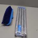 Deck Brush with Long Handle - Floor Scrub Brushes for Cleaning Shower, Stiff Bristle Scrubbing Brush, 50" Floor Scrubber Brush for Bathroom, Bathtub, Tub, Tile Floors, Garage and Patio