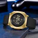 2 x COSSINIGE Mens Digital Waterproof Running Wrist Watches for Men Military Sports Tactical Dive Cheap Men's Wrist Watches Digital Black and Gold