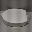 KOHLER 25876-0 Hyten 3" Height, Elevated Soft Close Round Toilet Seat, Contoured Seat with Grip-Tight Bumpers, Quick-Attach Hardware, White