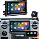 5GWifi Upgrade Android Car Radio for Ford F150 2004-2008, F250 F350 2006-2016,Car Stereo for Mustang Escape Fusion Edge Explorer 7inch Touch Screen Wirelss Carplay Android Auto GPS Navigator FM Camera