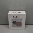 LAJAR 8 Pcs Self Adhesive Felt Bulletin Board Tiles (Large), Hexagon Color Felt Pin Board Wall Tiles for Photos, Pictures, Memos (Cyanine Large)