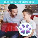 Kids/Youth Knee Pad Elbow Wrist Pads Guards Protective Gear Set, for Roller Skates,Cycling Bike,Skateboard,Inline Skatings,Scooter Riding,and Other Outdoor Sports Activities (Medium, Blue+purple)