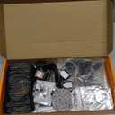 NBTEPEM 27 PCs Multicolor Bling Car Accessories Set for Women, Steering Wheel Covers Universal Fit 15 Inch, Bling License Plate Frame, Bling Phone Holder, Bling Car Coasters