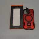 TENDLIN Protective Magnetic Case Compatible with iPhone 14 Pro Cover (Compatible with MagSafe), Red