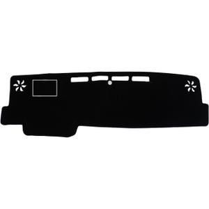 Dash Cover Mat Compatible with Toyota Camry 2025 (with HUD) Dashboard Cover Coolable Washable Protector Dashboard Pad Dash Mat for Camry 2025 Accessories Polyester Black