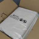 RUGSREAL Area Rug 5x7 Machine Washable Area Rug for Living Room Non-Slip Stain Resistant Modern Abstract Rug Contemporary Solid Throw Rug Foldable Accent Floor Carpet for Dining Room, Cream