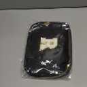 Graduation Gifts for Him - Crossbody Bag for Men, Sling Bag / Waist Pack for Travel & Sports, Initial White L, Black