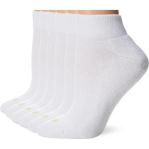 HUE Women's Quarter Top with Cushion 6 Pack (White)