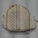 Sucipi Pickleball Bags for Women Lightweight Crossbody Pickleball Sling Bag Stylish Quilted Pickleball Paddle Bag (Medium, Pearl Beige)