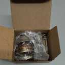 Kwikset 660 Deadbolt Deadbolt Lock, Satin Nickel Round Exterior Keyed Front Entry Door, Pick Resistant SmartKey Rekey Security, Single Cylinder Dead Bolt, with Microban Protection